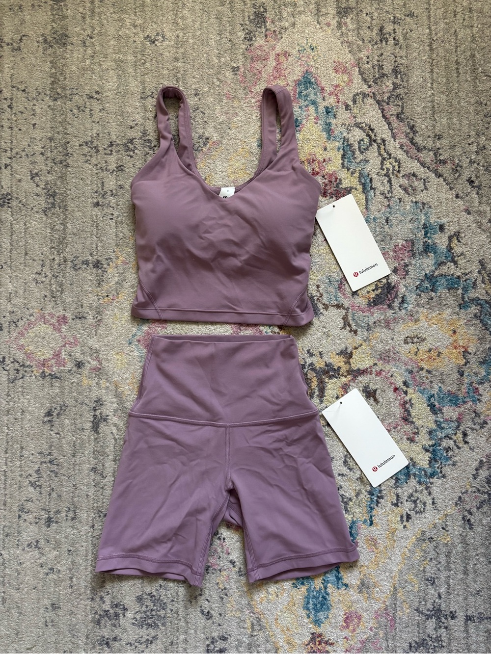 NWT SET Lululemon Align High Rise Shorts & Top Set